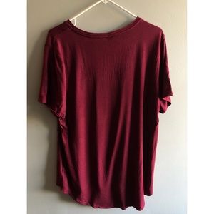 OLD NAVY Maroon Luxe Tee Shirt